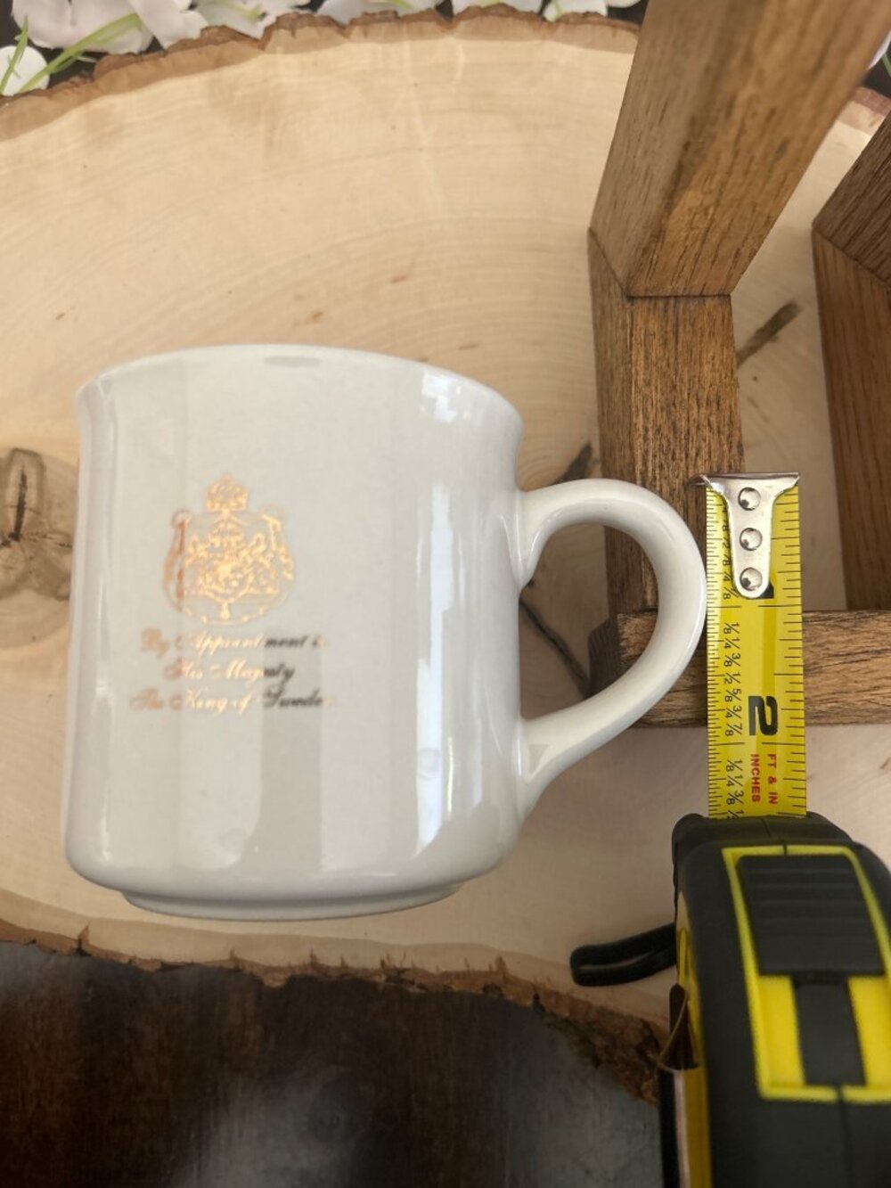 Gevalia Kaffe White Ceramic Mug By Appointment To The King Of Sweden - Picture 10 of 10
